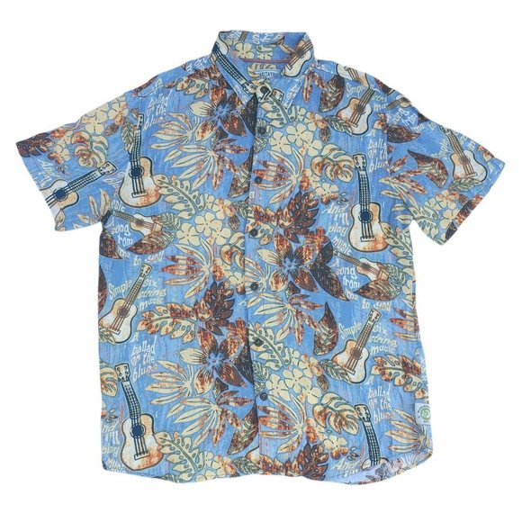Margaritaville Other - Jimmy Buffet MARGARITAVILLE Guitar Hawaiian Shirt